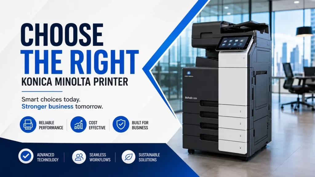 Konica Minolta bizhub printer for a Gauteng business office
